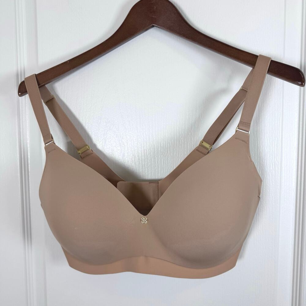 Honeylove Cloudembrace Wireless ContourT-Shirt Bra Women’s 34DD(E) Sand Beige